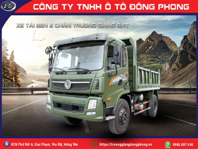 Xe ben Trường Giang TG-DFM8, 3B4X2 vượt trội về mẫu mã hiện đại, khối lượng tải trọng cao